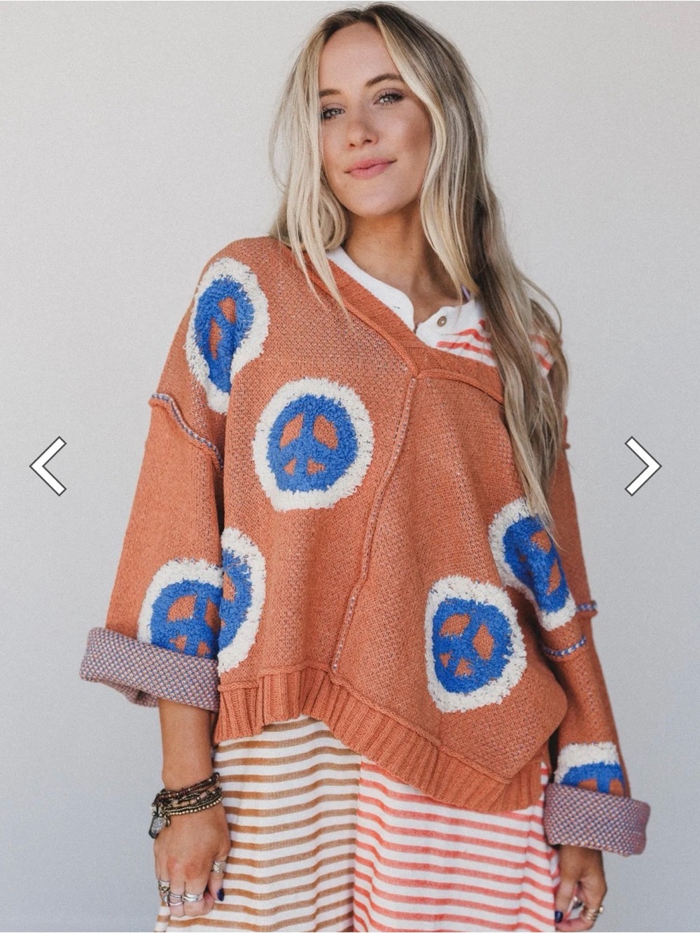 Peaceful Patterns Sweater